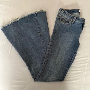 Free People Low Rise Bellbottom Flare Jeans